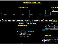 Báo cáo kinh tế kỹ thuật,thuyết minh dự toán,giao thông nông thôn,Kết cấu áo đường